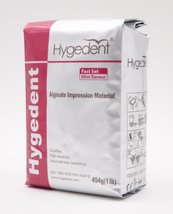 Hygedent Alginate Dust Free High Elasticity 1lb Bag (Setting/phase: Hygedent Regular Set Mint Flavor)